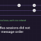 Service Bus sessions did not save my message order